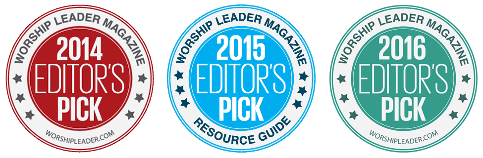 Worship Leader Magazine Editor's Pick Awards 2014, 2015, 2016